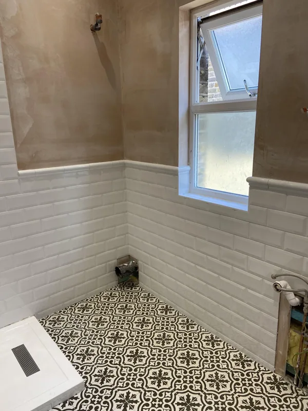 Metro tiles & dado border