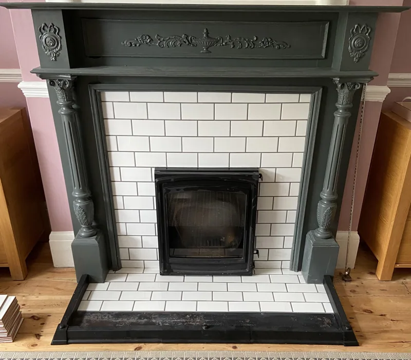 Fireplace tiles